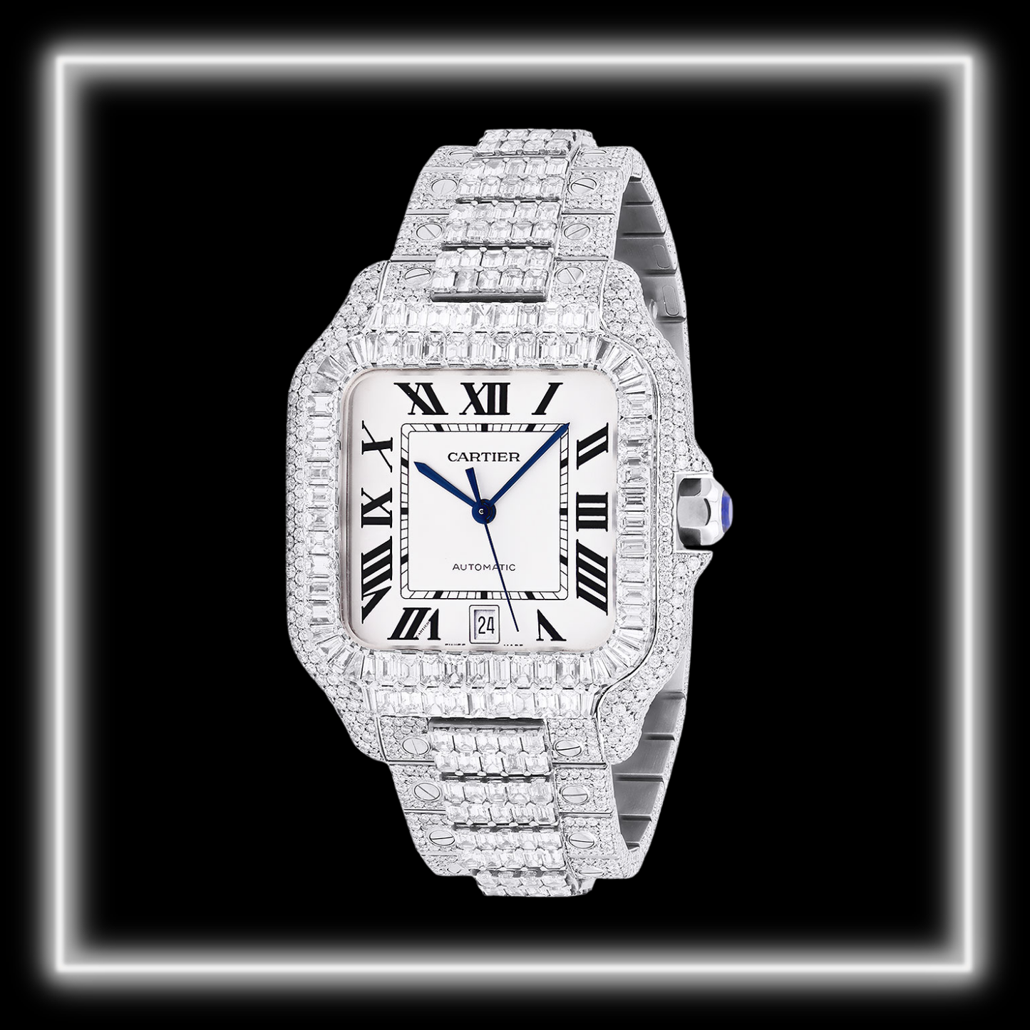 Iced Out Cartier Santos dostawca